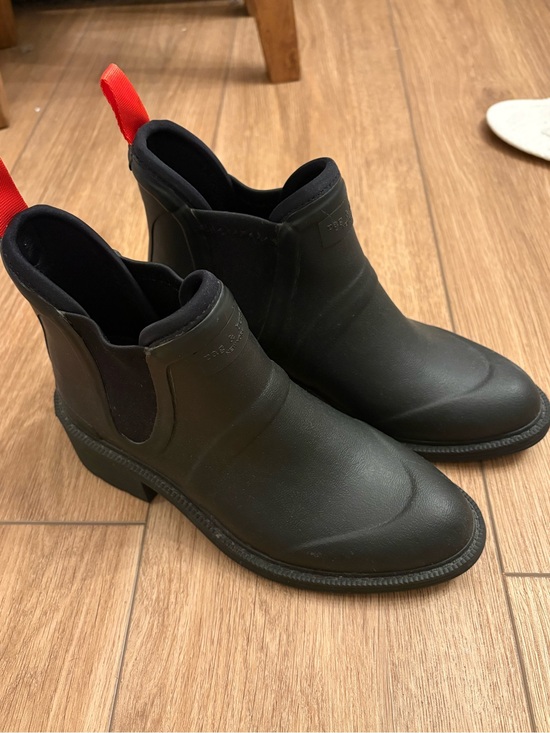 rag & bone Shoes - Rag & Bone Women's Dartford Chelsea Rubber Rain Water boots Black Womens size 37